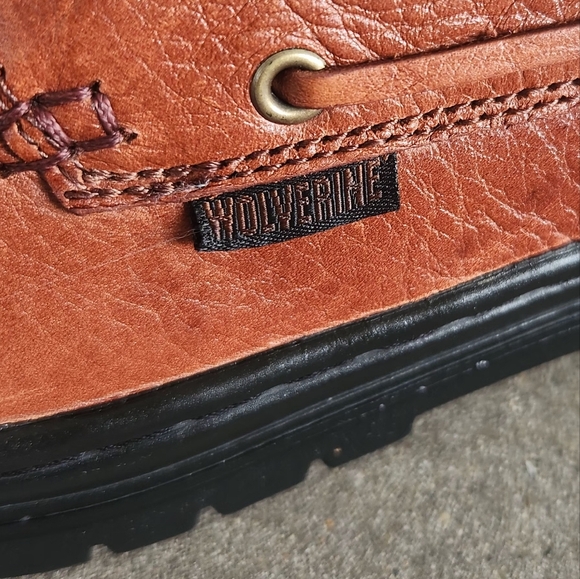 Timberland Men's Brown Leather Boots Size 9. steel toe - Picture 5 of 10